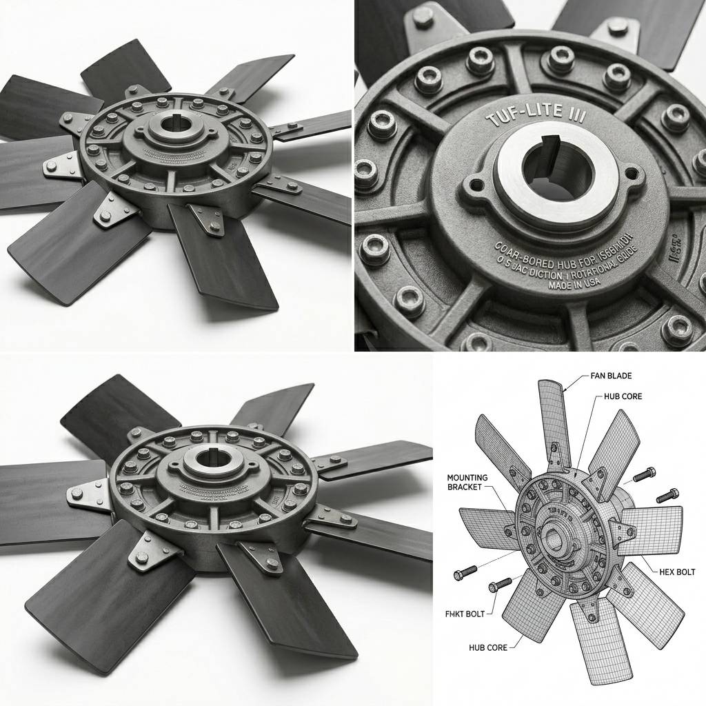 TUF-LITE III - 6000K Series Hub Fan Assemblies