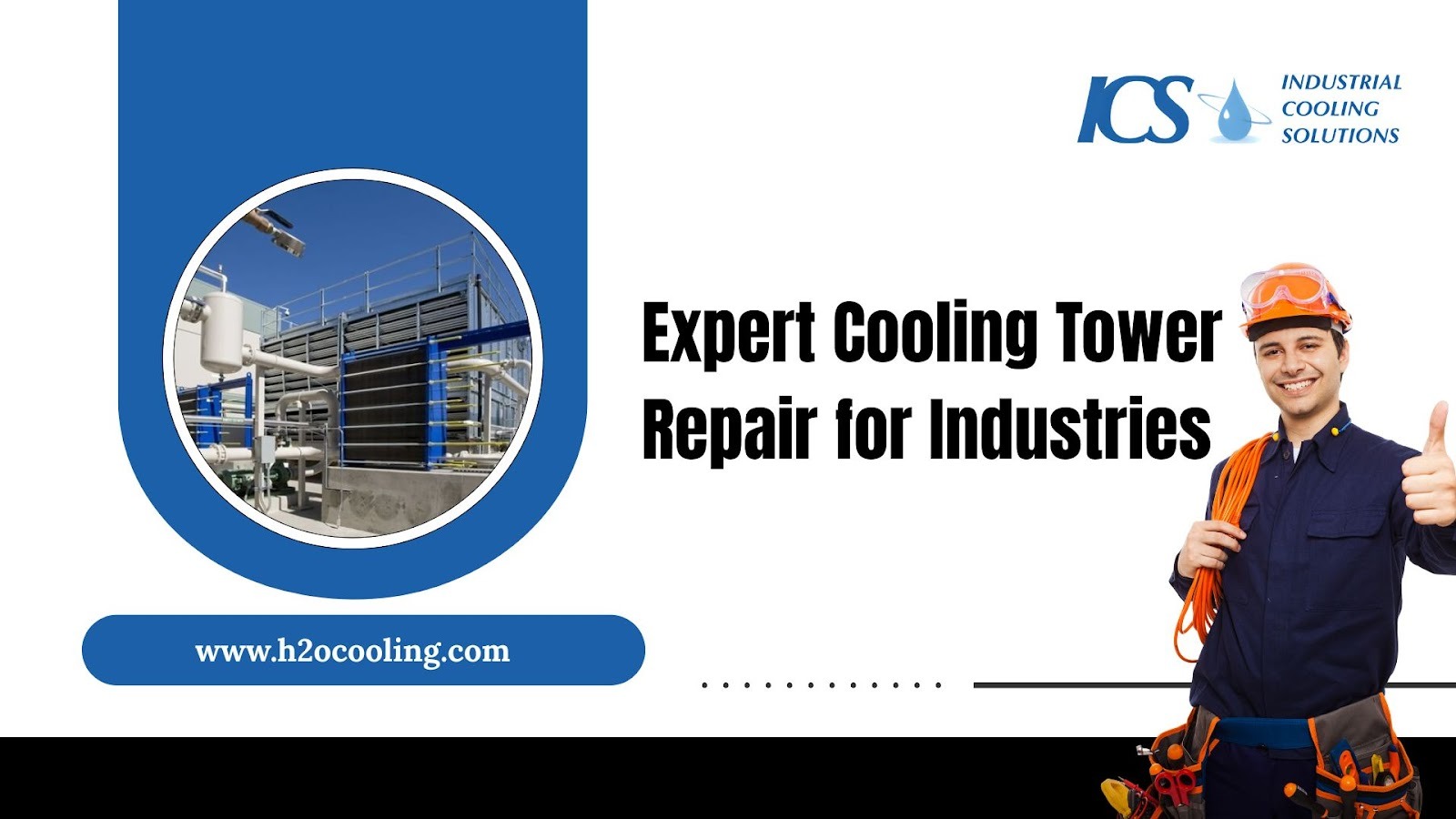Expert Cooling Tower Repair for Industries - h2ocooling.com