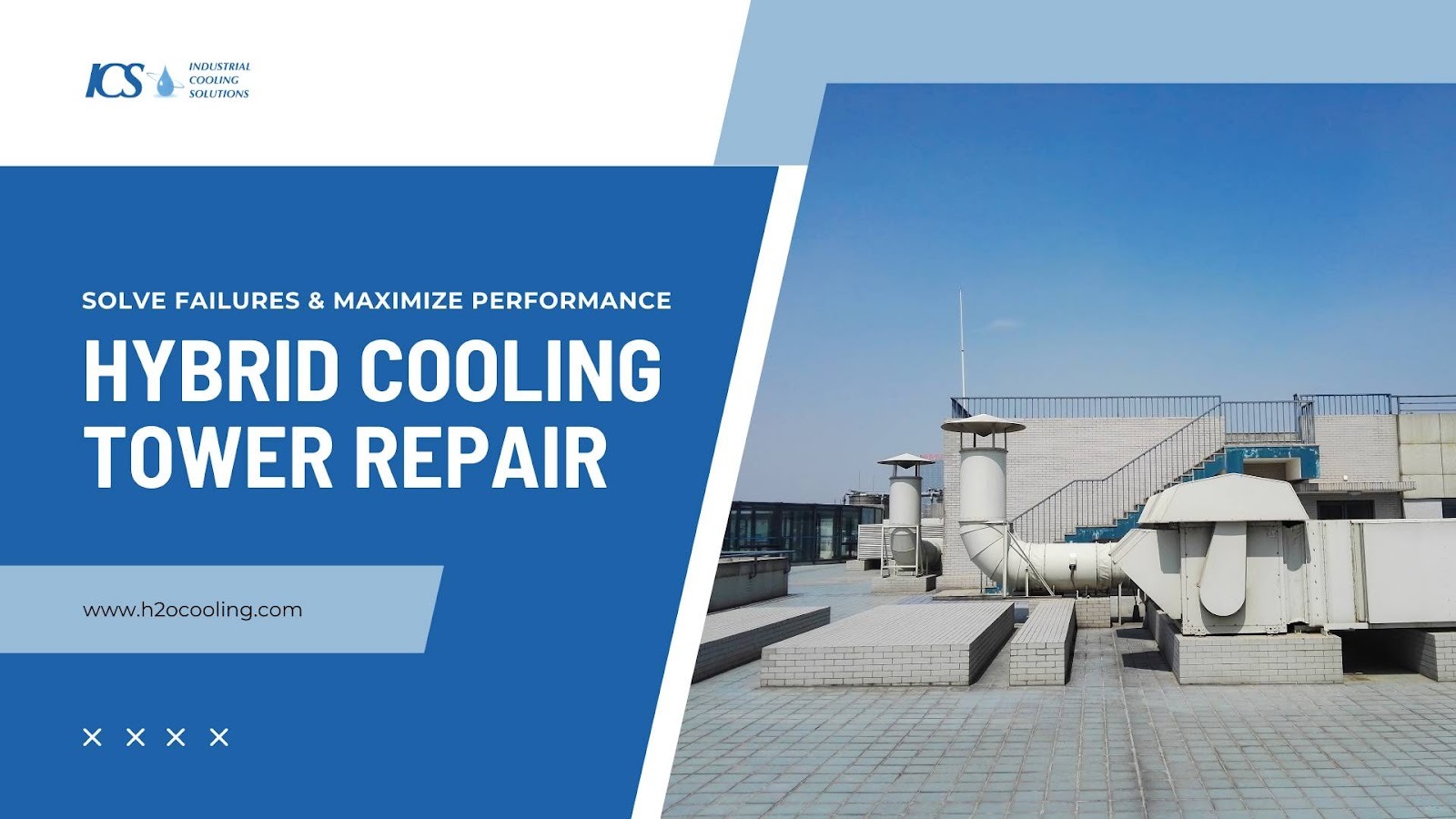 Hybrid cooling tower repair advertisement