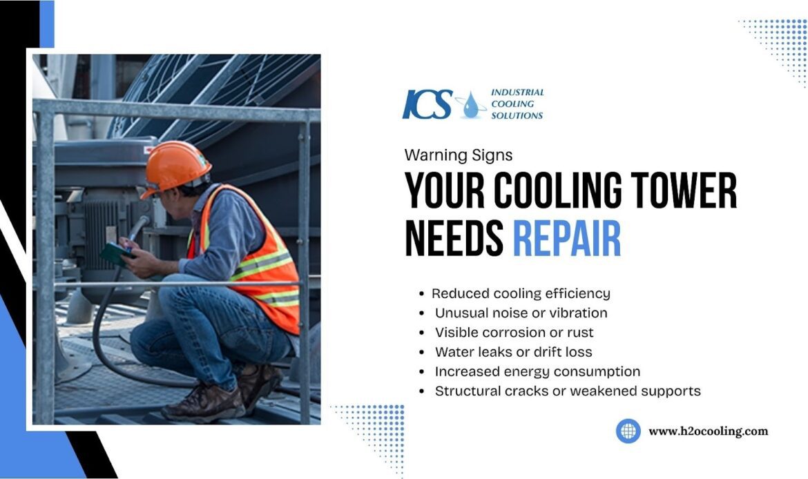 Cooling Tower Repair Solutions to Prevent Costly Downtimes