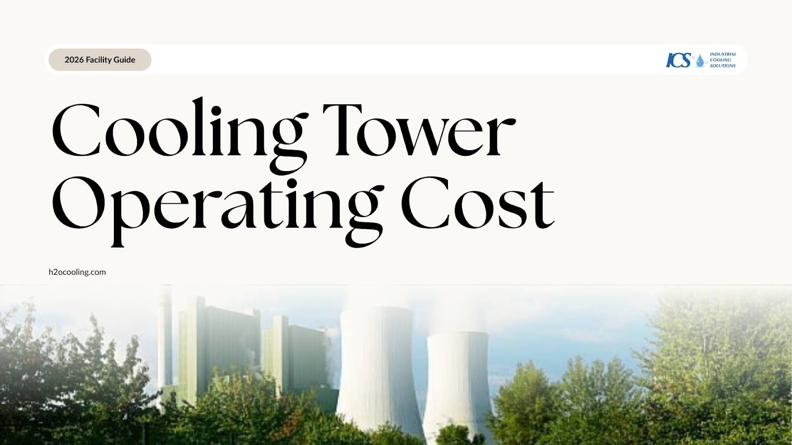 cooling tower operating cost