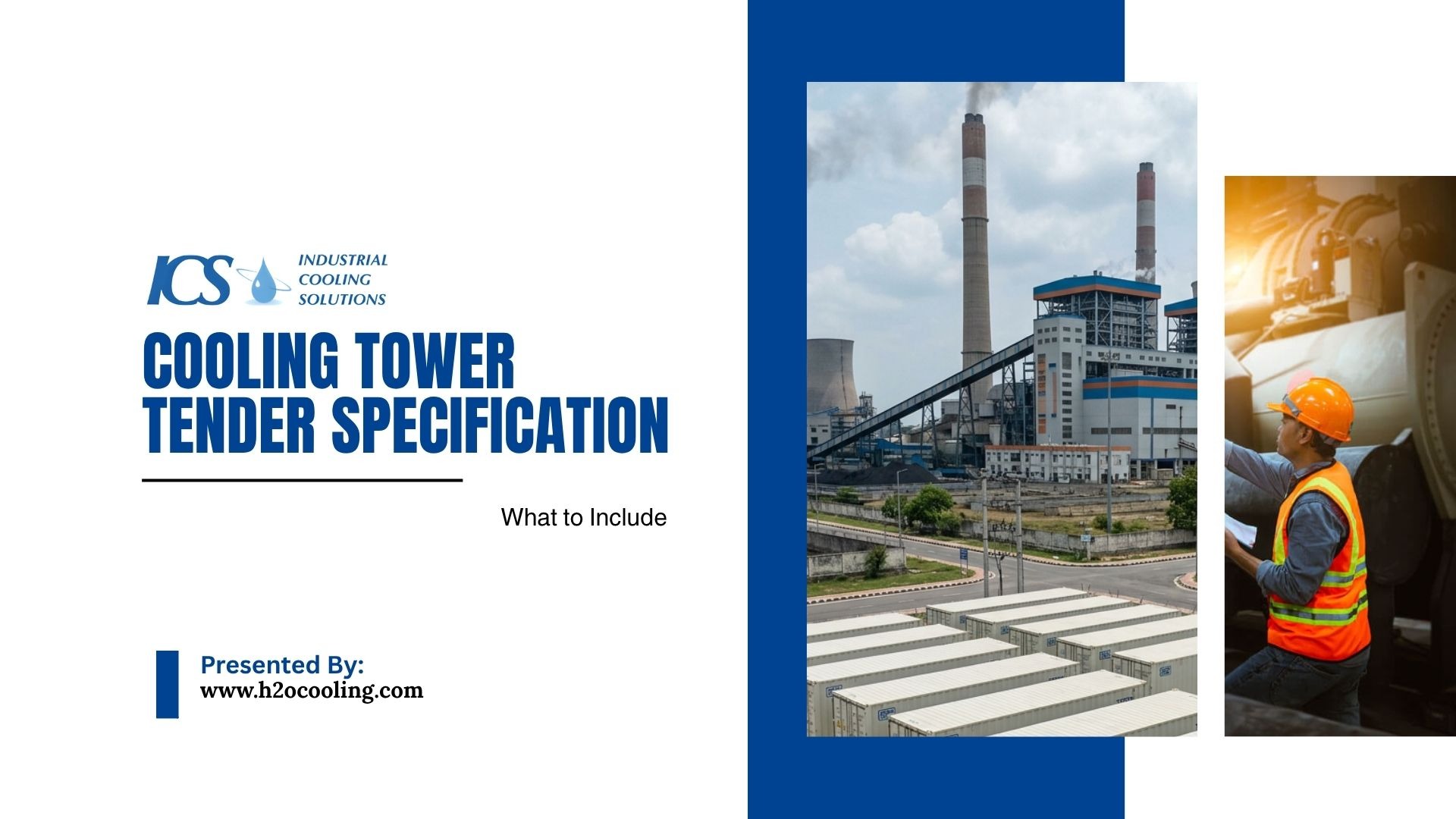 Cooling Tower Tender Specification