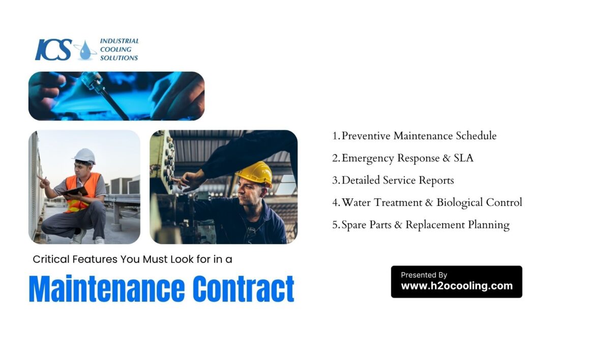Cooling Tower Maintenance Contract: What to Look For