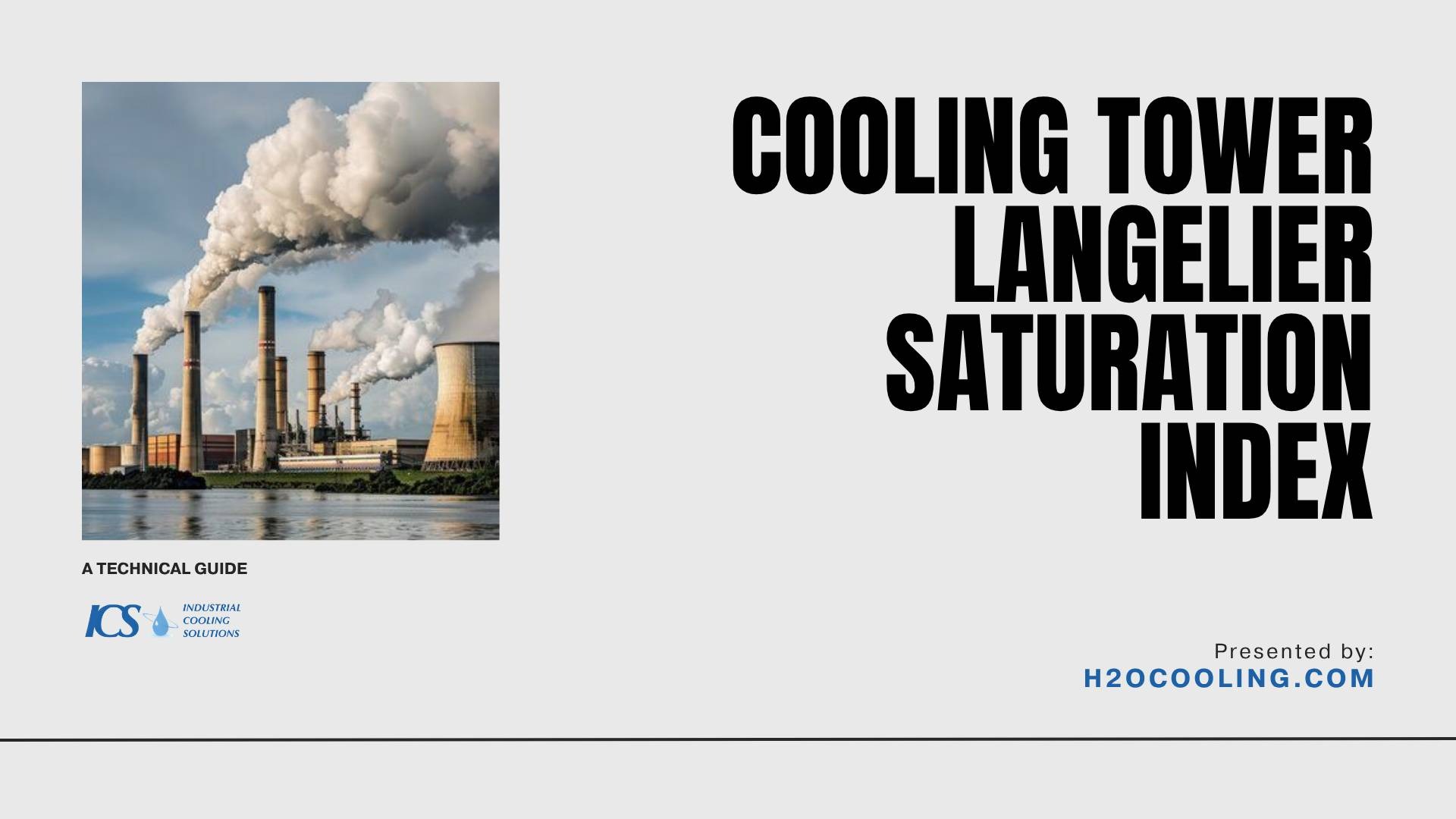 cooling tower Langelier Saturation Index