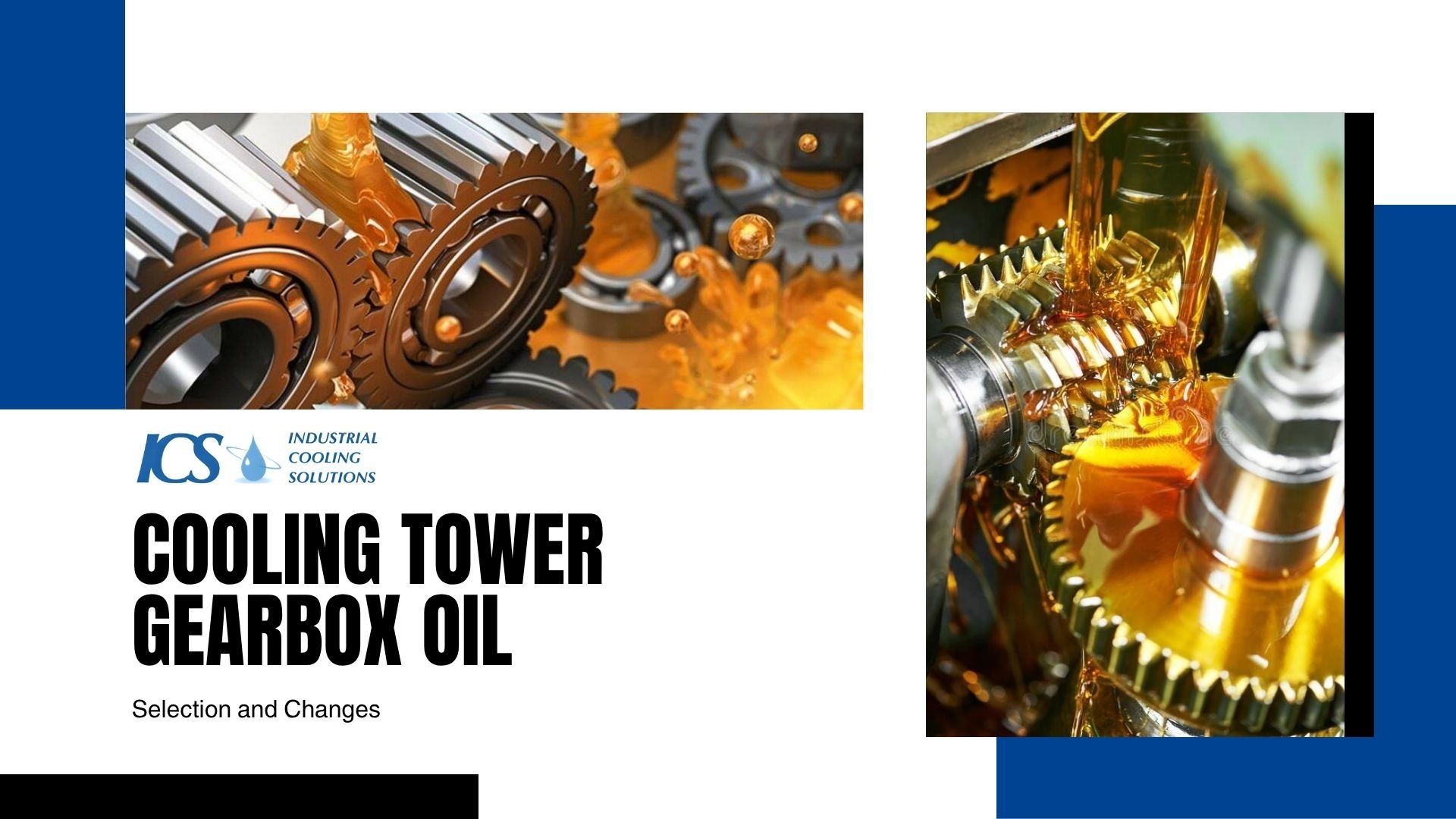 cooling tower gearbox oil
