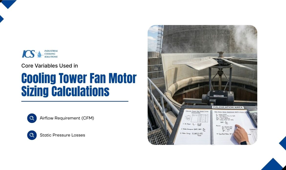 Cooling Tower Fan Motor Sizing and HP Calculation Guide