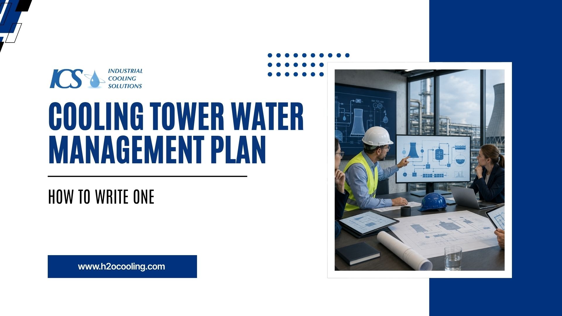 cooling tower water management plan