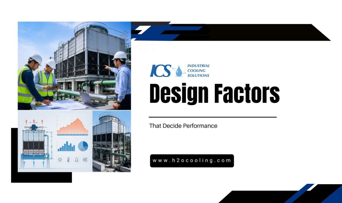 A presentation slide titled “Cooling Tower Thermal Storage Integration” features the ICS logo, a website link, and a photo of large industrial cooling towers and pipes at sunset.
