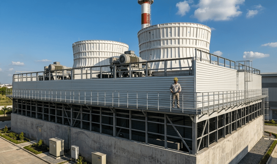Low drift cooling tower solution to reduce water loss